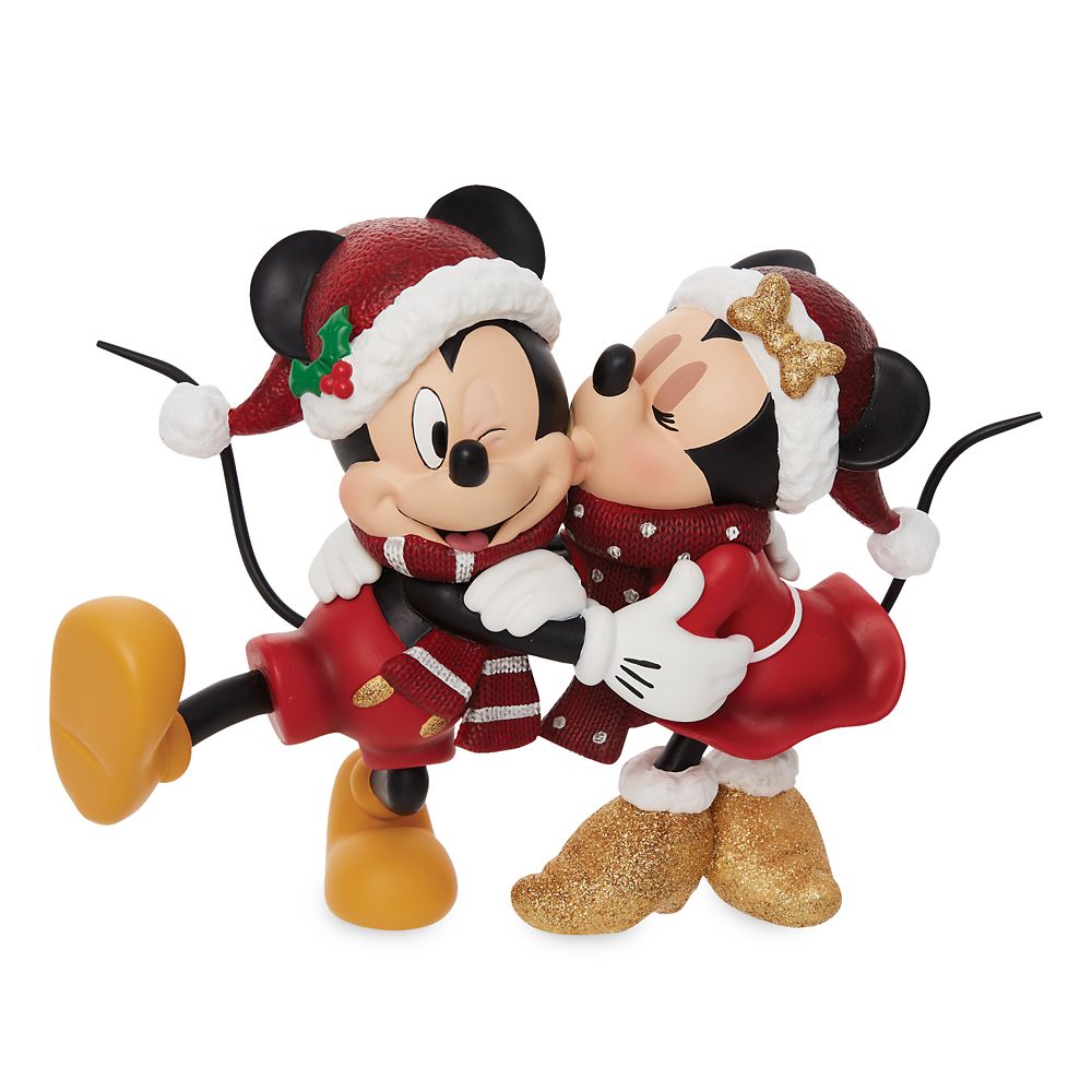 Mickey and Minnie Mouse Holiday Figure