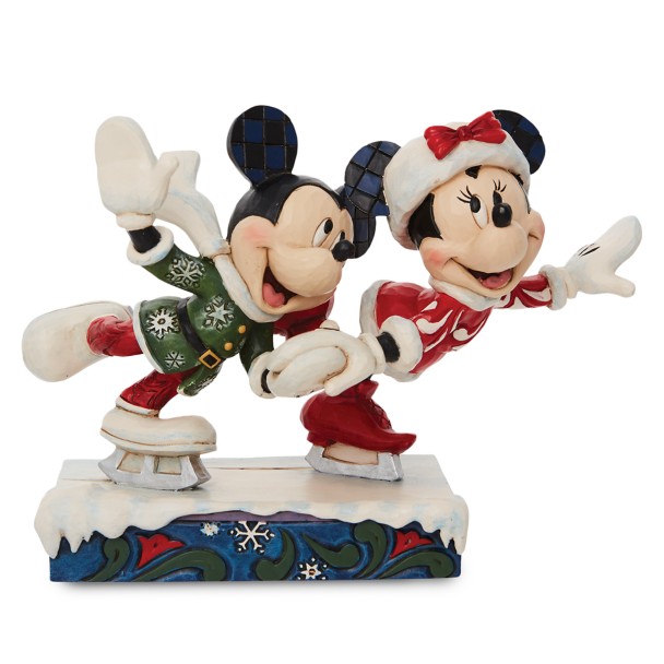 Mickey and Minnie Mouse Holiday Figure by Jim Shore