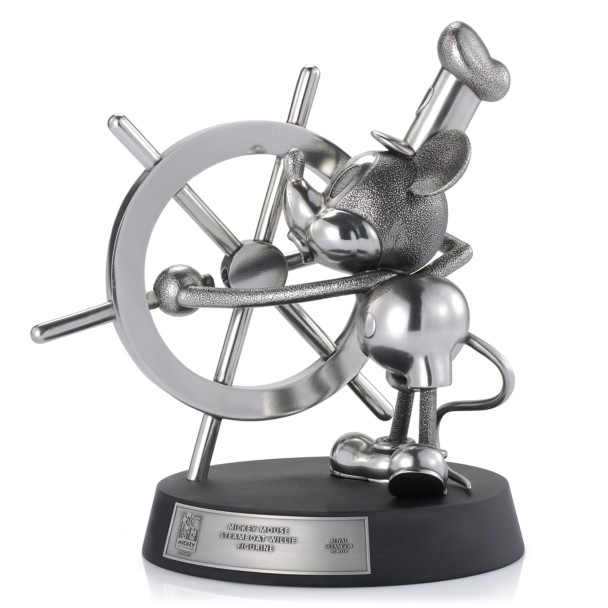 Mickey Mouse Steamboat Willie Pewter Figurine by Royal Selangor – Limited Edition
