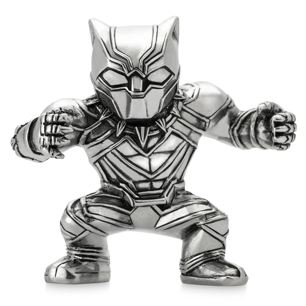 Black Panther Pewter Mini Figurine by Royal Selangor