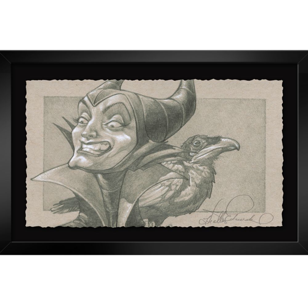 Maleficent A Most Gratifying Day Print by Heather Edwards  Sleeping Beauty  Limited Edition Official shopDisney
