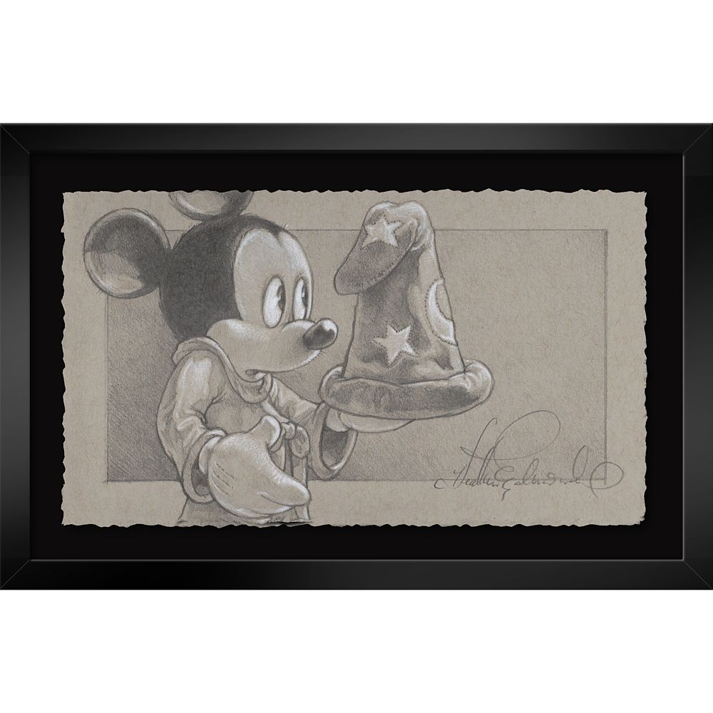 Sorcerer Mickey Mouse ''Mickey's Waves of Magic'' by Stephen Fishwick  Canvas Artwork – Limited Edition