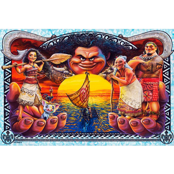Moana ''Journey to the Horizon'' Canvas Artwork by Craig Skaggs – 20'' x 30'' – Limited Edition