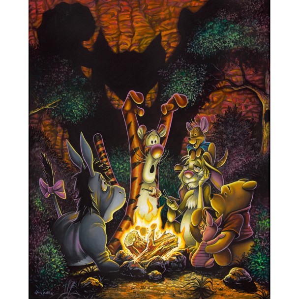 Winnie the Pooh and Pals ''Tigger's Spooky Tale'' Canvas Artwork by Craig Skaggs – 30'' x 24'' – Limited Edition
