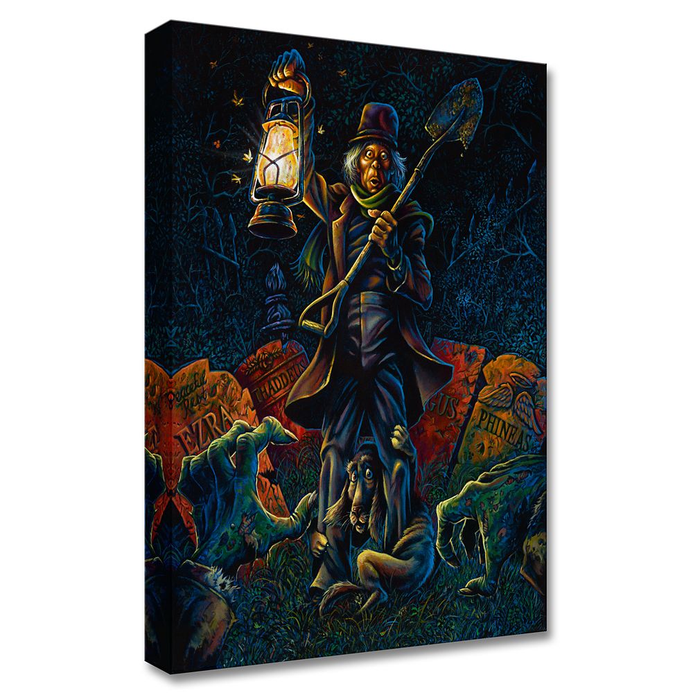 The Haunted Mansion ''The Caretaker'' Canvas Artwork by Craig Skaggs – 24'' x 18'' – Limited Edition