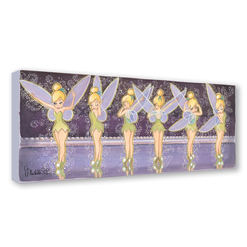 Tinker Bell ”Tink Twist” Canvas Artwork by Michelle St.Laurent – Peter Pan – 15” x 39” – Limited Edition – Purchase Online Now