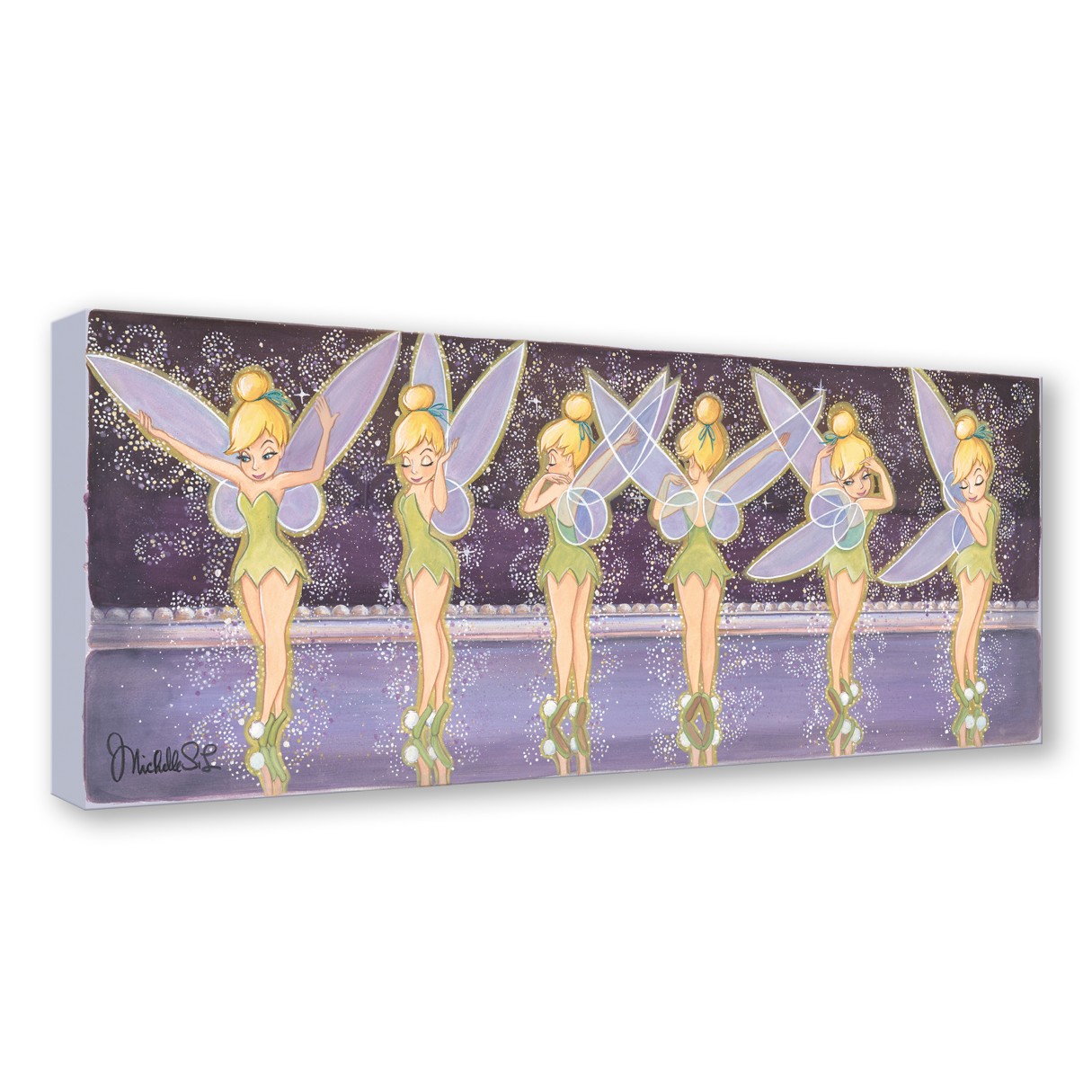 Tinker Bell ''Tink Twist'' Canvas Artwork by Michelle St.Laurent – Peter Pan – 15'' x 39'' – Limited Edition