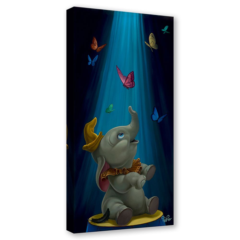 Dumbo ''Dream to Fly'' Canvas Artwork by Jared Franco – 32'' x 16'' – Limited Edition