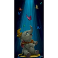 Dumbo ''Dream to Fly'' Canvas Artwork by Jared Franco – 32'' x 16'' – Limited Edition