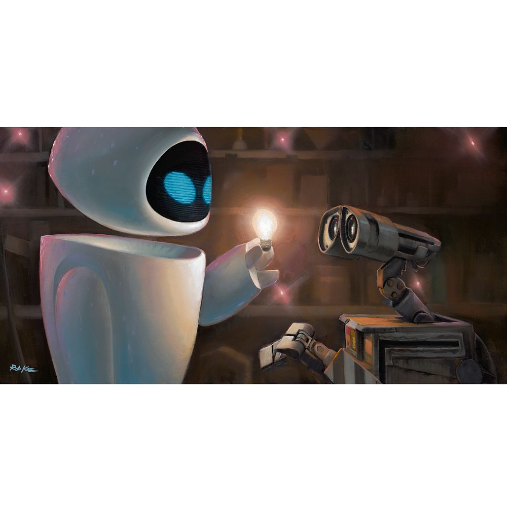 WALL•E ''Electrifying'' Canvas Artwork by Rob Kaz – 15'' x 30'' – Limited Edition