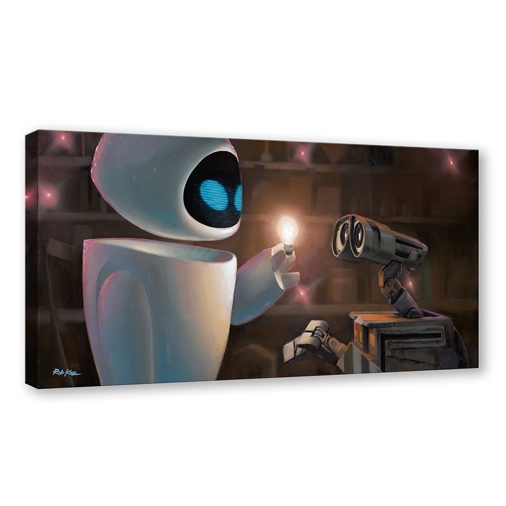 WALL•E ''Electrifying'' Canvas Artwork by Rob Kaz – 15'' x 30'' – Limited Edition
