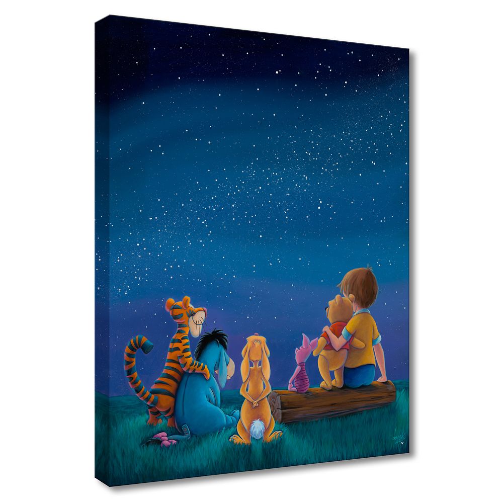 Winnie the Pooh and Pals ''Good Friends Are Like Stars'' Canvas Artwork by Denyse Klette – Limited Edition
