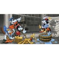 Mickey Mouse and Friends ''Making Movie Magic'' Canvas Artwork by Tim Rogerson – 18'' x 36'' – Limited Edition