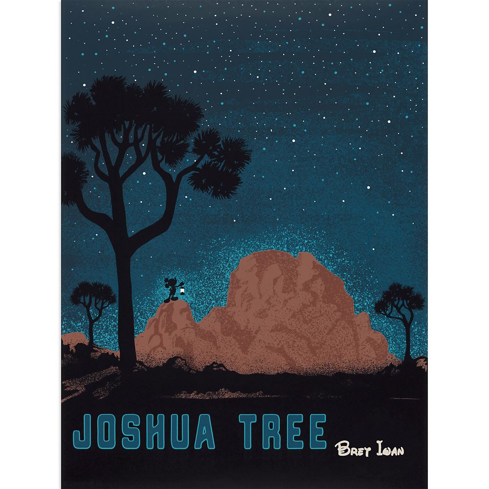 Mickey Mouse ”Joshua Tree” Canvas Artwork by Bret Iwan – Limited Edition can now be purchased online