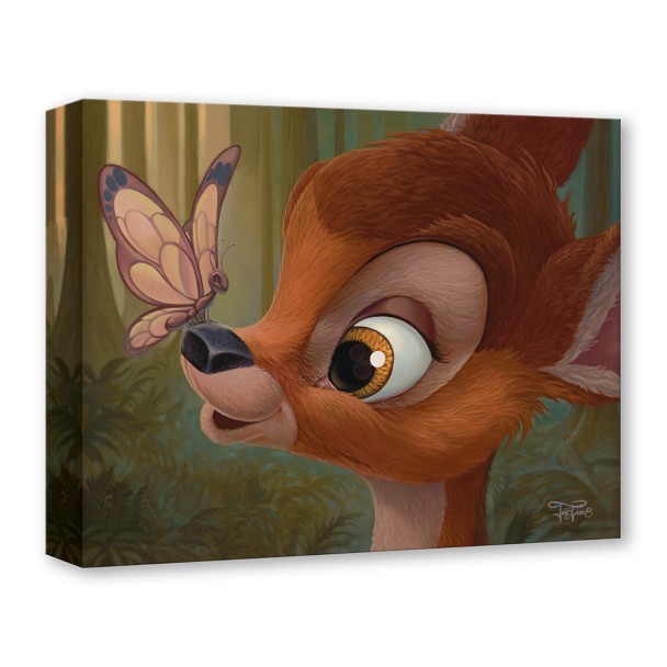 Bambi ''Nosey Butterfly'' Canvas Artwork by Jared Franco – Limited Edition