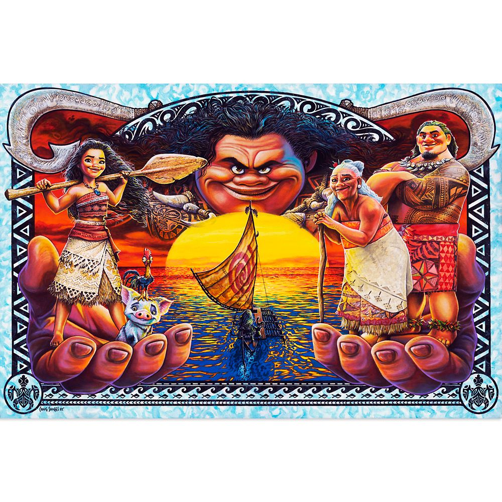 Moana ”Journey to the Horizon” Giclée by Craig Skaggs – Limited Edition is available online