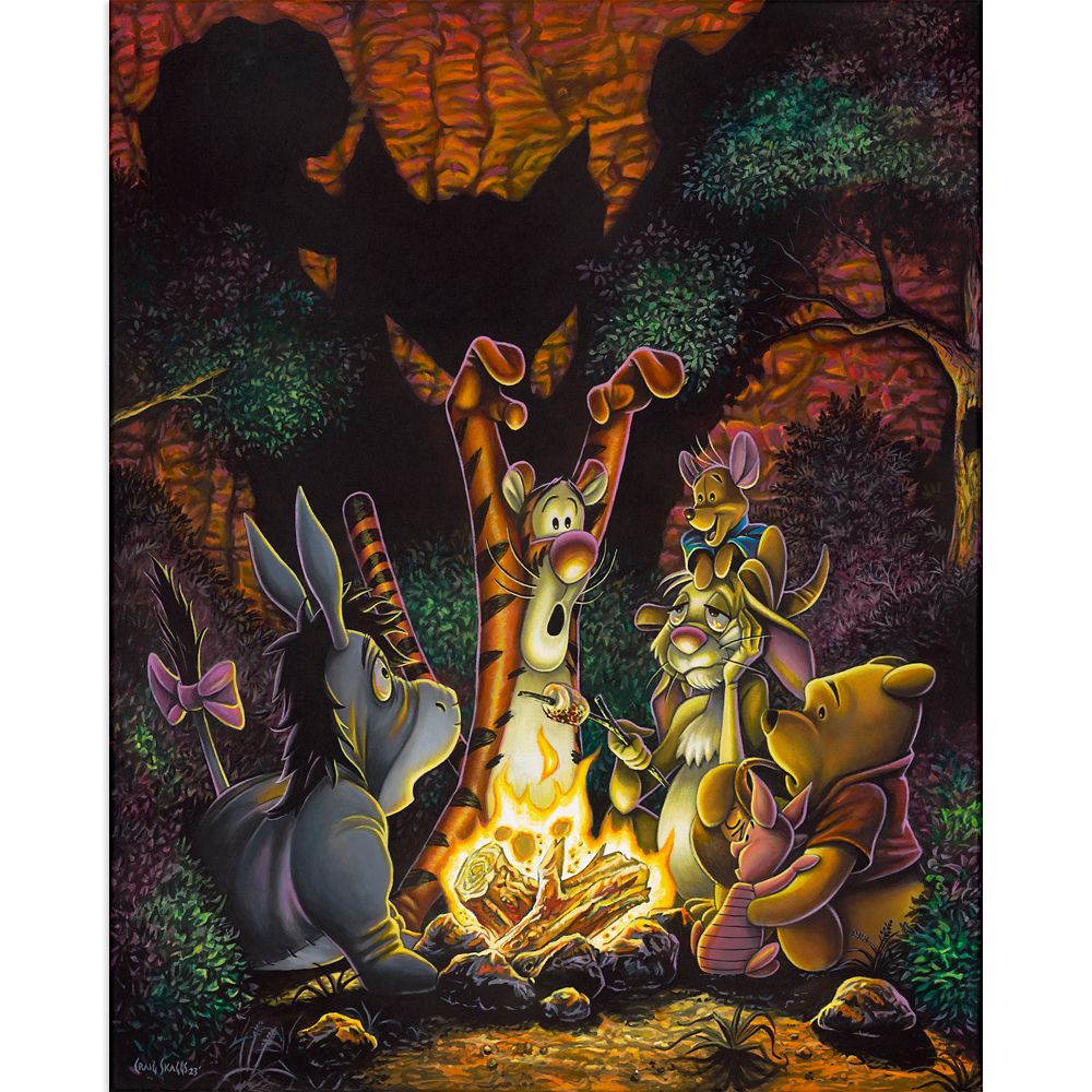Winnie the Pooh and Pals ''Tigger's Spooky Tale'' Giclée by Craig Skaggs – Limited Edition