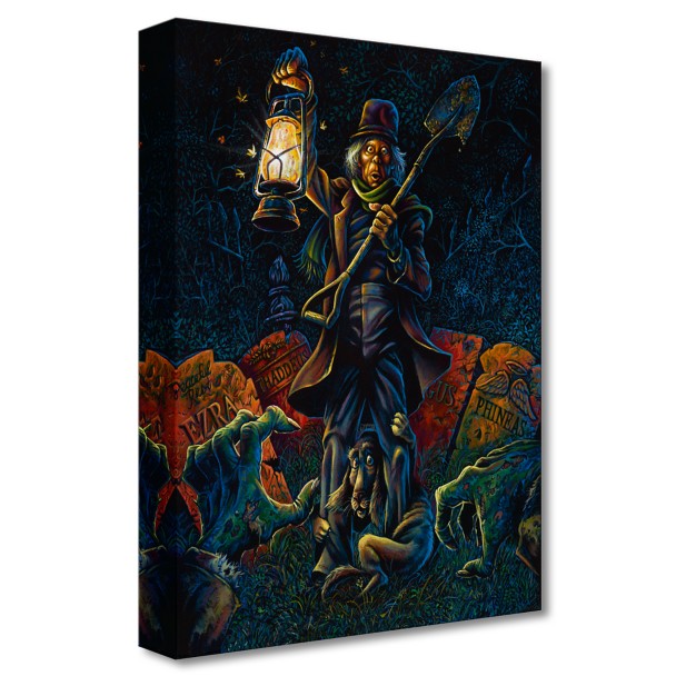 The Haunted Mansion ''The Caretaker'' Canvas Artwork by Craig Skaggs – 16'' x 12'' – Limited Edition