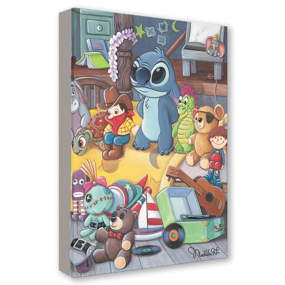 Lilo & Stitch ''Lilo's Toys'' Canvas Artwork by Michelle St.Laurent – 16'' x 12'' – Limited Edition