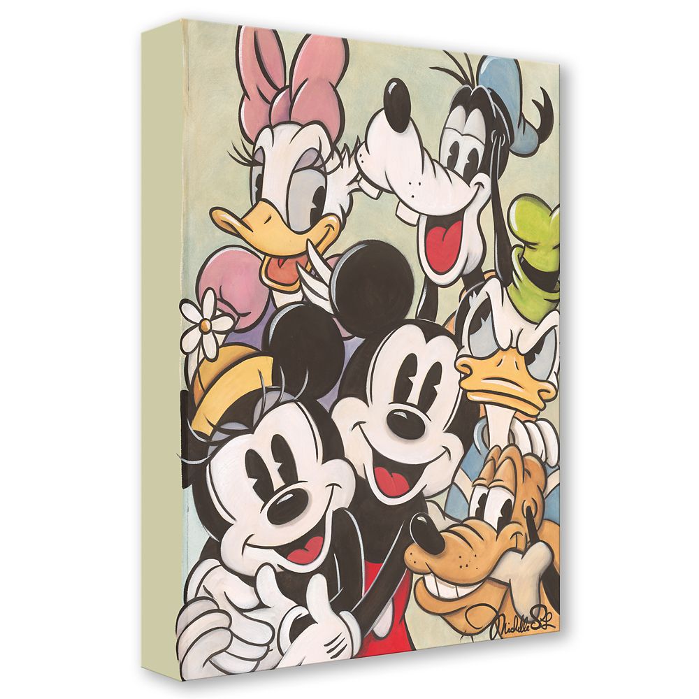 Mickey Mouse and Friends ''The Fabulous Six!'' Canvas Artwork by Michelle St.Laurent – Limited Edition