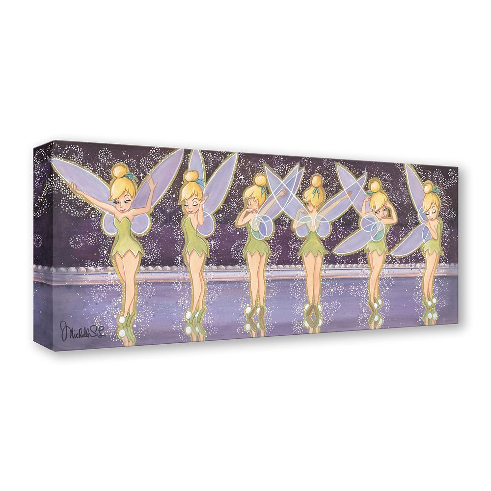 Tinker Bell ''Tink Twist'' Canvas Artwork by Michelle St.Laurent – Peter Pan – 9'' x 24'' – Limited Edition