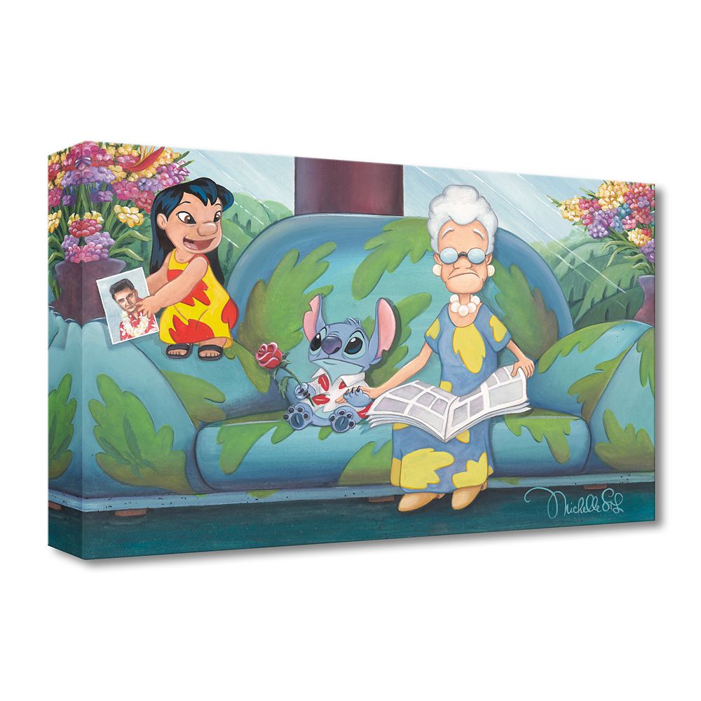 Lilo & Stitch ''Acts of Kindness'' Canvas Artwork by Michelle St.Laurent – Limited Edition