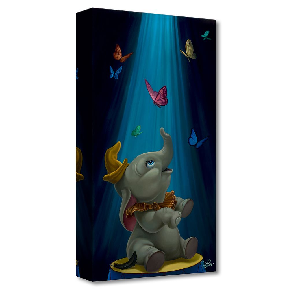 Dumbo ''Dream to Fly'' Canvas Artwork by Jared Franco – 20'' x 10'' – Limited Edition