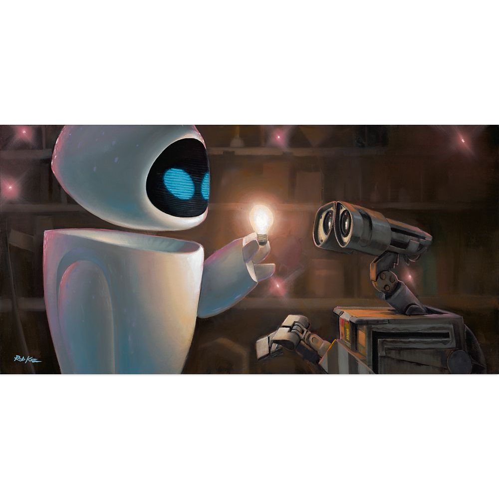 WALL•E ”Electrifying” Canvas Artwork by Rob Kaz – 10” x 20” – Limited Edition now available for purchase