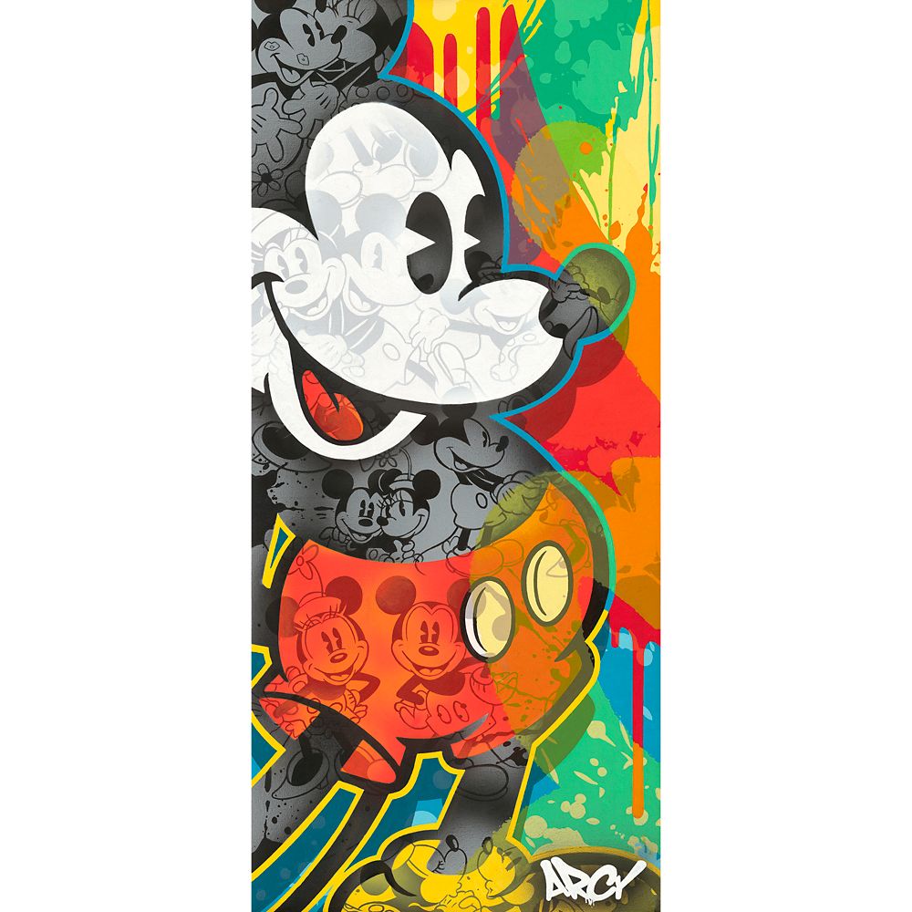 Mickey Mouse ”I’ll Be Your Mickey” Canvas Artwork by ARCY – Limited Edition is now out