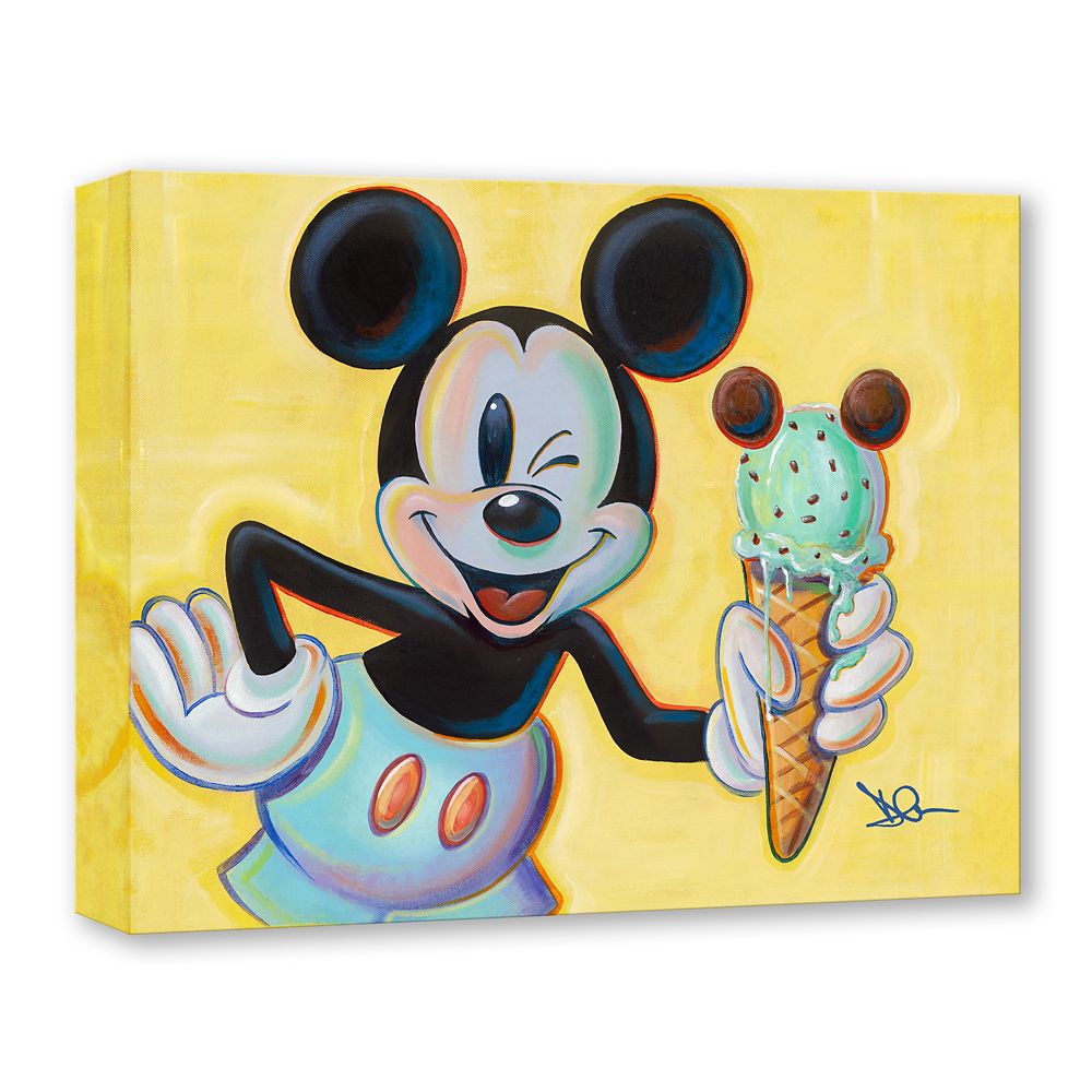 Mickey Mouse ''Minty Mouse'' Canvas Artwork by Dom Corona – Limited Edition