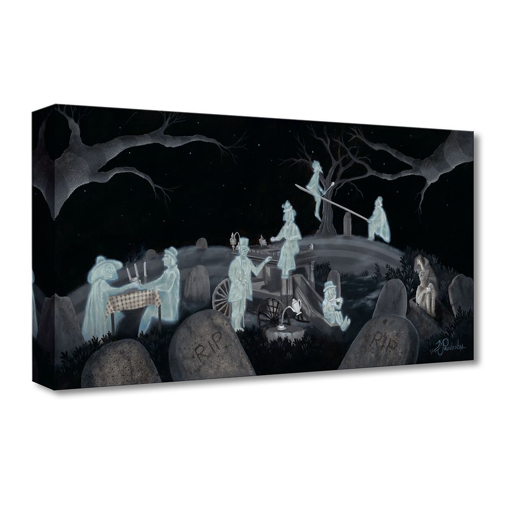 The Haunted Mansion ''Tea Party'' Canvas Artwork by Michael Provenza &ndash; Limited Edition