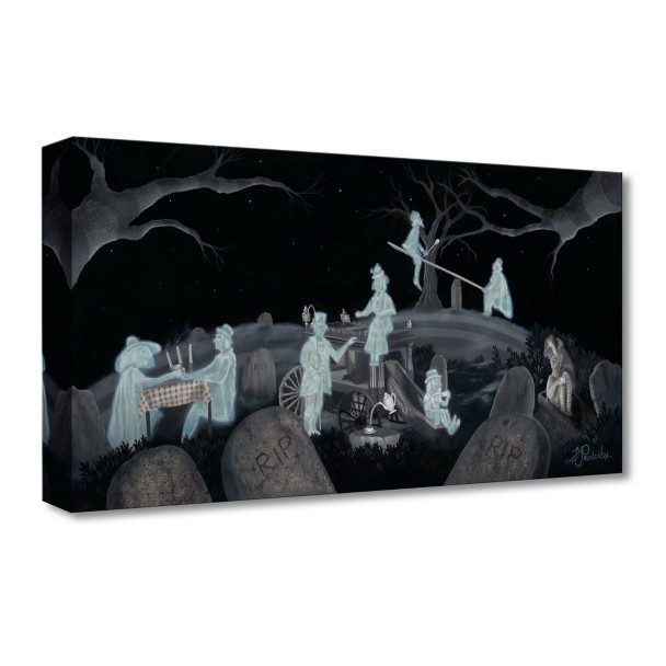 The Haunted Mansion ''Tea Party'' Canvas Artwork by Michael Provenza – Limited Edition