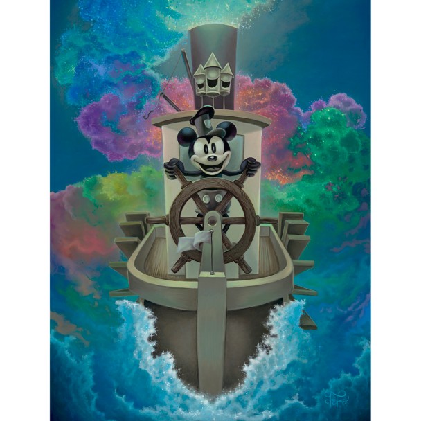 Mickey Mouse ''Willie’s Exploration of Color'' Canvas Artwork by Jared Franco – Limited Edition