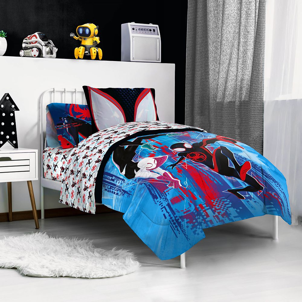 SpiderMan Across the SpiderVerse Bedding Set Twin / Full shopDisney