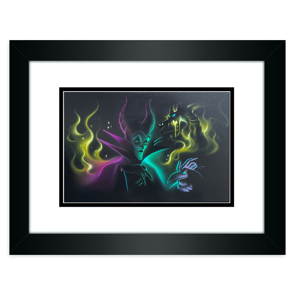 Maleficent ”Evil Intent” Framed Deluxe Print by Noah – Sleeping Beauty is now available online