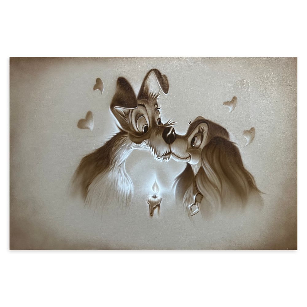 Lady and the Tramp ”In Love With My Lady” Limited Edition Giclée by Noah available online for purchase