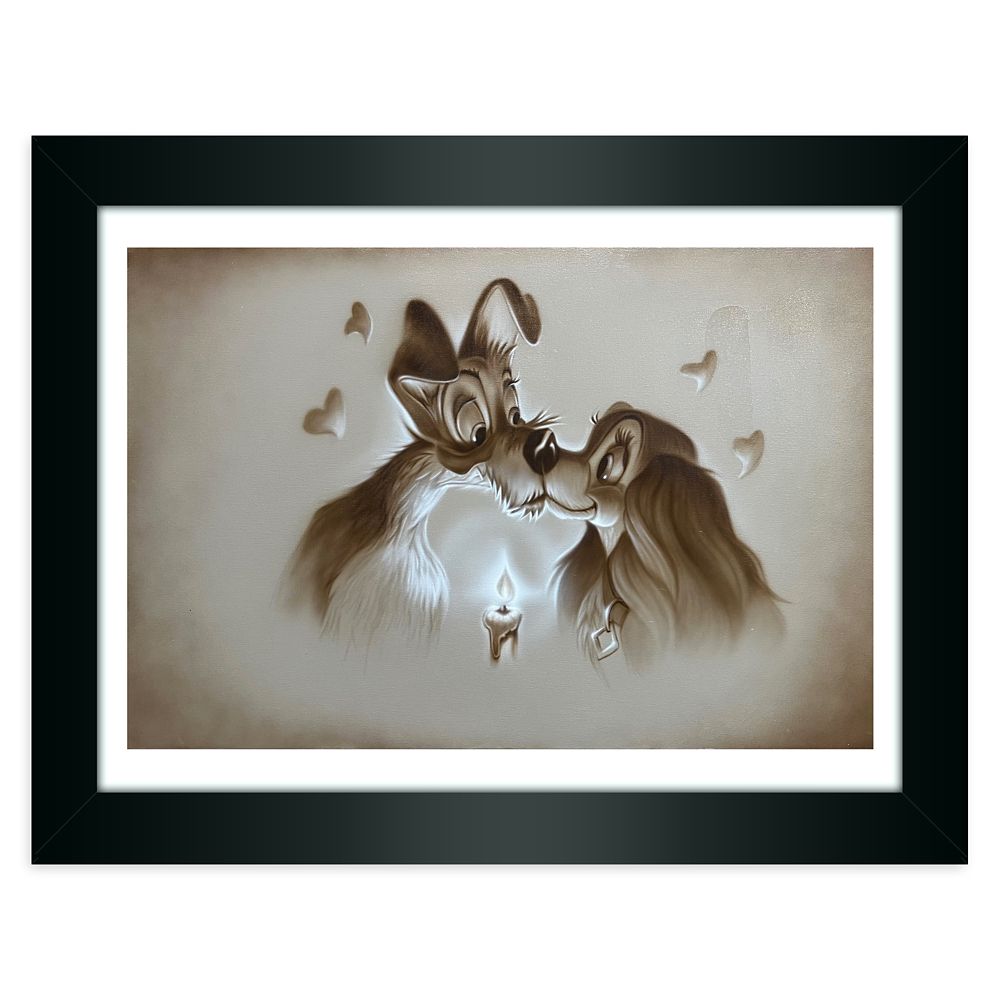 Lady and the Tramp ”In Love With My Lady” Special Limited Edition Giclée on Canvas by Noah can now be purchased online