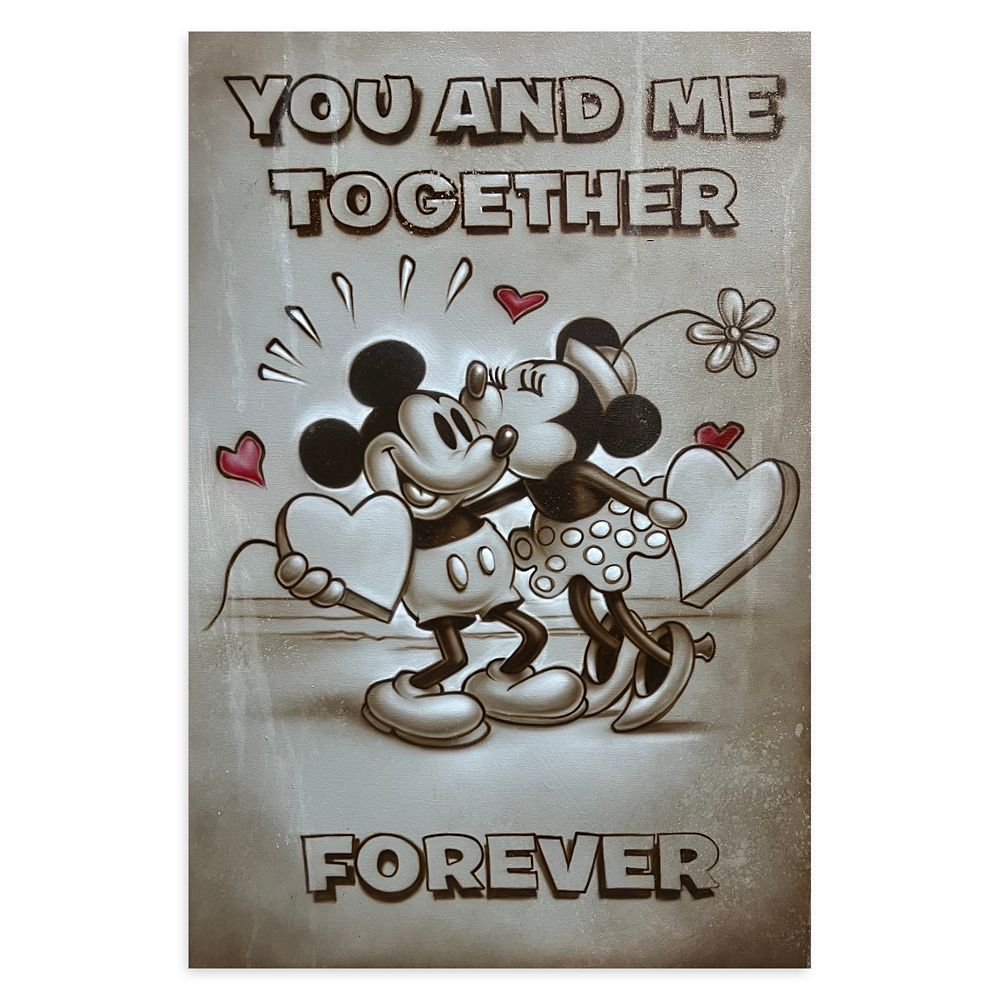 Mickey and Minnie Mouse ”You and Me Together” Limited Edition Giclée by Noah now available online