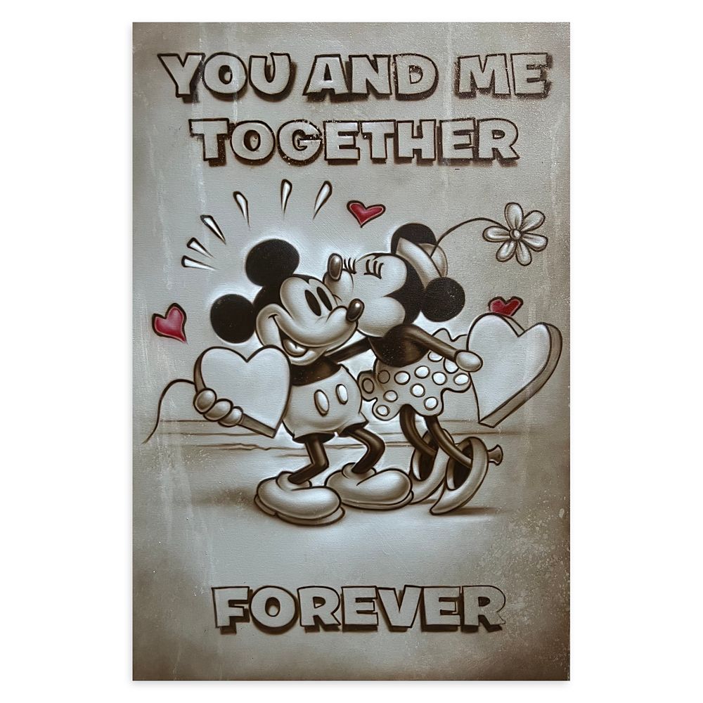 Mickey and Minnie Mouse ''You and Me Together'' Limited Edition Giclée by Noah