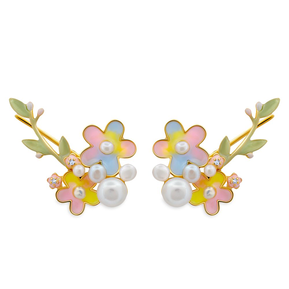 Mickey Mouse Icon Flower Earrings by CRISLU – Get It Here