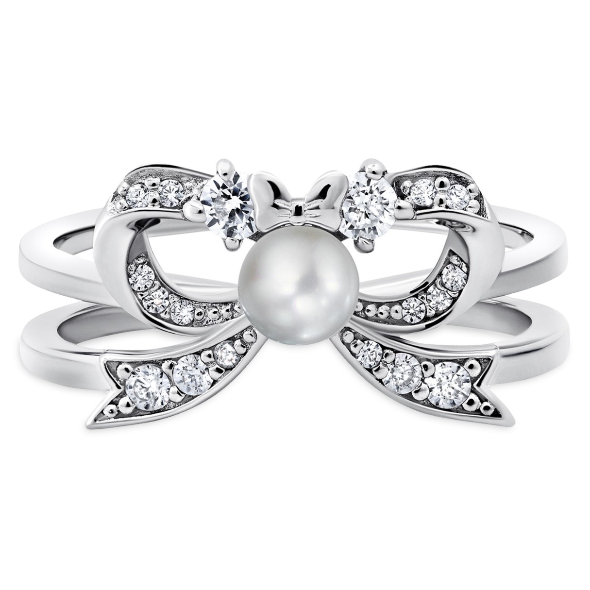 Minnie Mouse Shell Pearl Ring by CRISLU