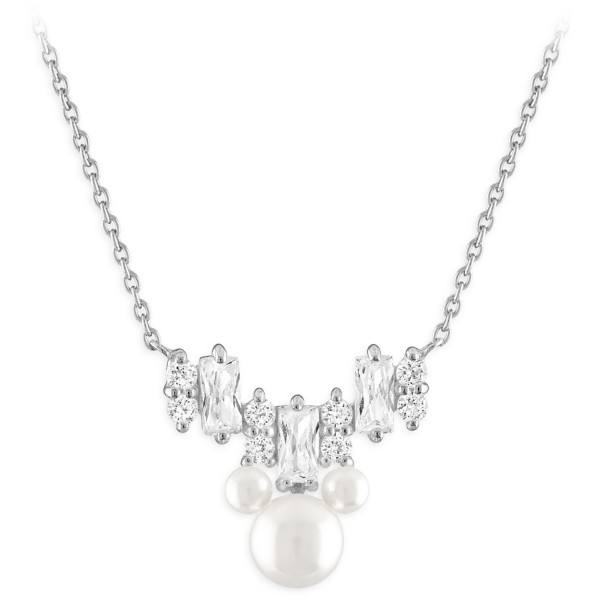Mickey Mouse Icon Pearl Necklace by Rebecca Hook
