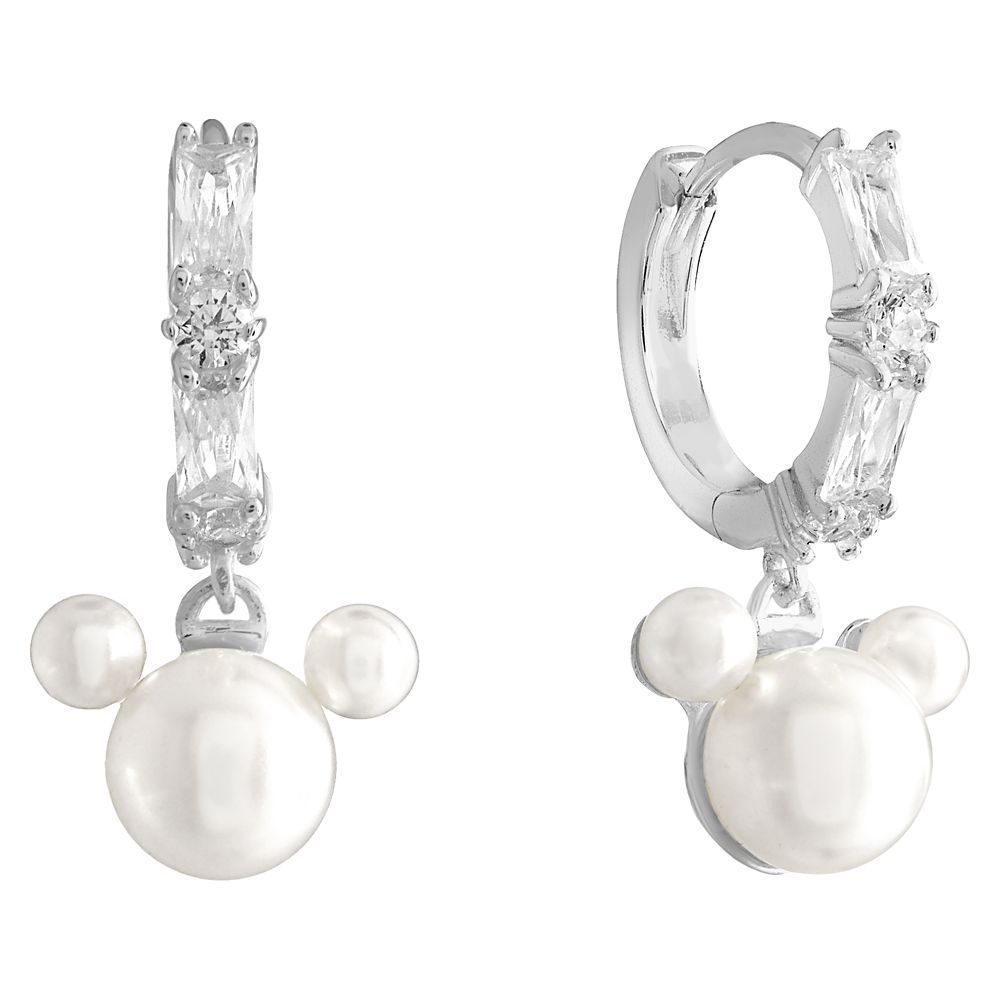 Mickey Mouse Icon Pearl Earrings by Rebecca Hook | shopDisney