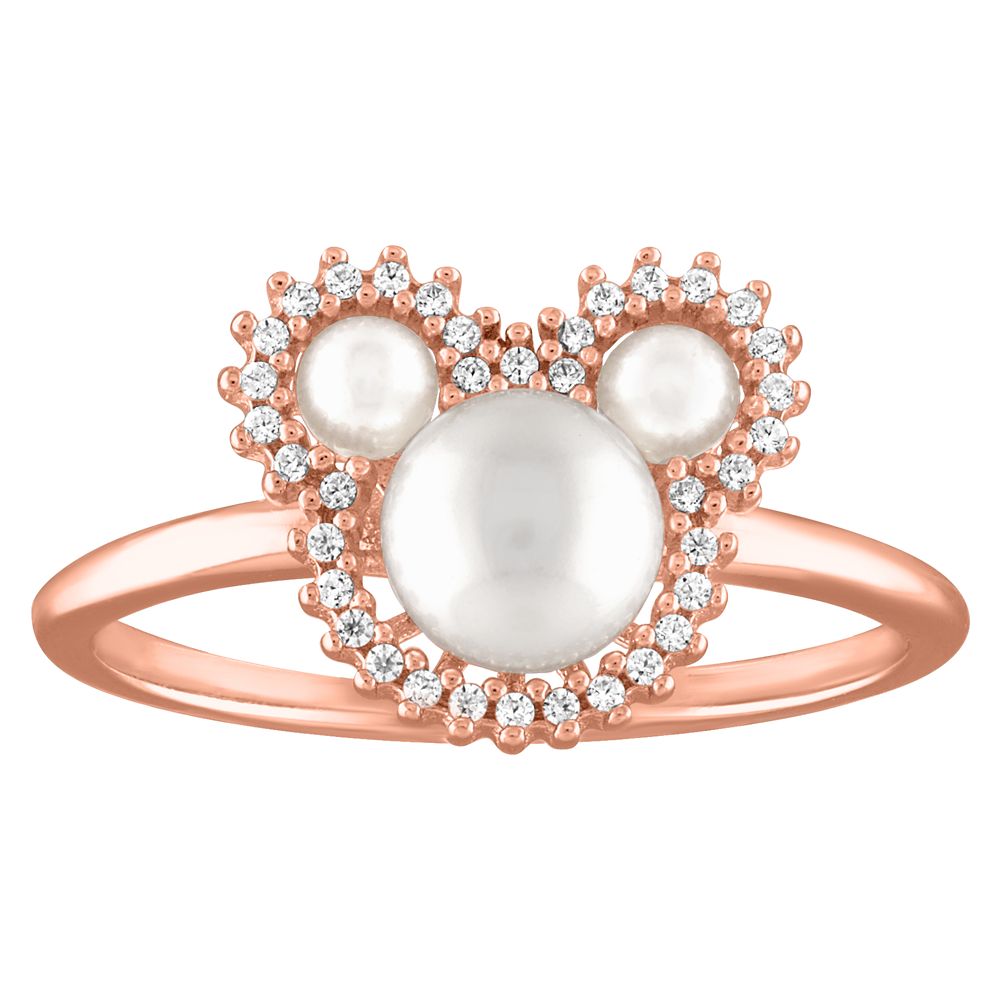 Mickey Mouse Icon Solitaire Ring by Rebecca Hook