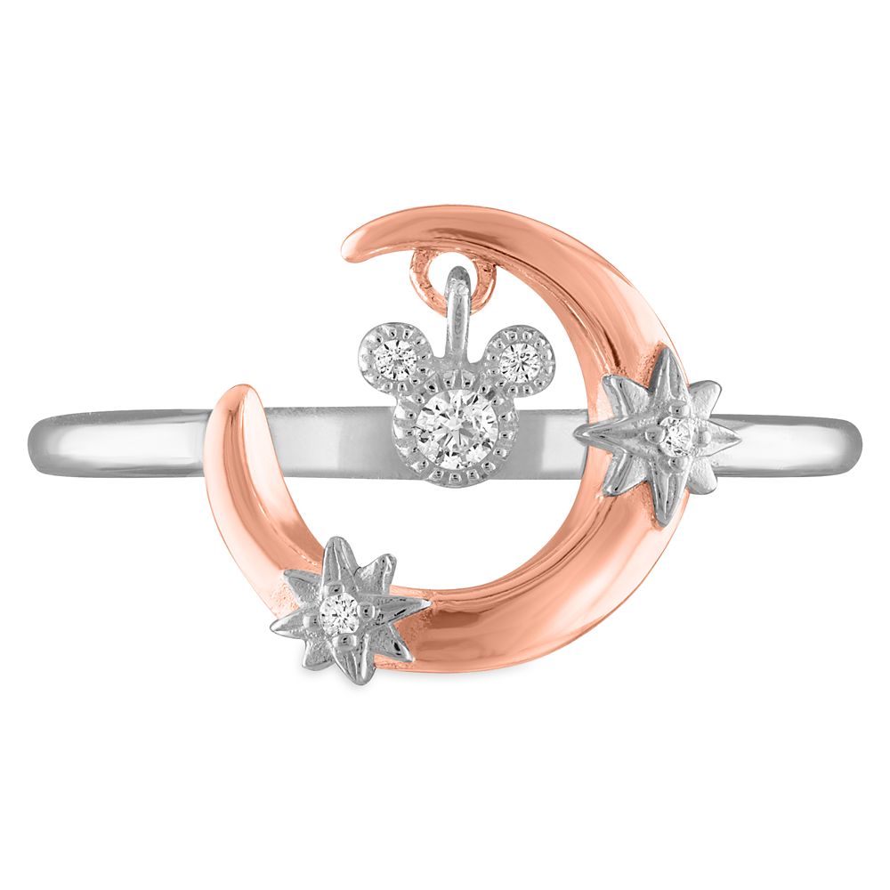 Mickey Mouse Rose Gold Square Ring by Rebecca Hook - Official shopDisney