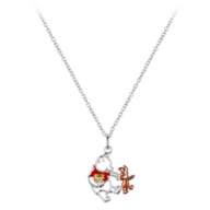 Winnie the Pooh and Piglet Necklace