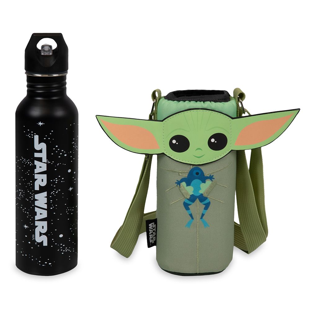 Grogu Stainless Steel Water Bottle and Cooler Tote – Star Wars: The Mandalorian