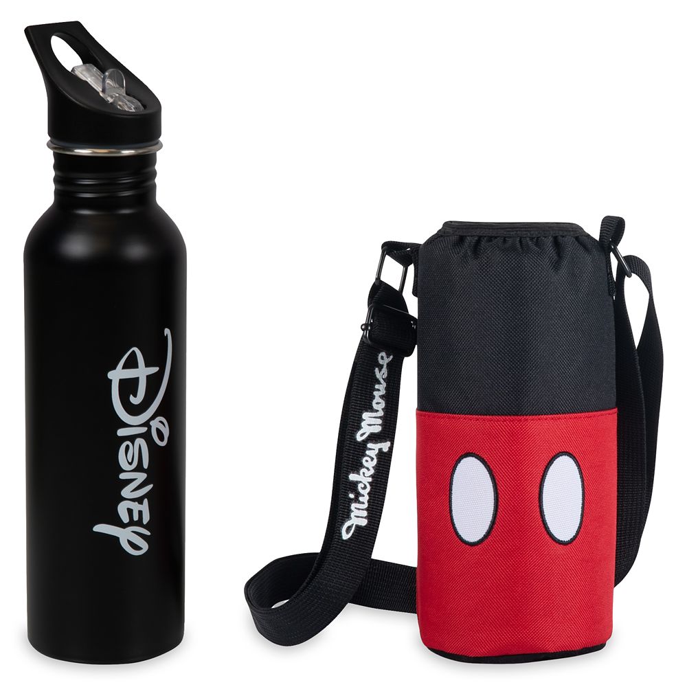 Mickey Mouse Stainless Steel Water Bottle and Cooler Tote