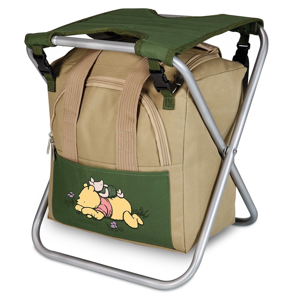 Winnie the Pooh Folding Garden Stool with Detachable Storage Tote Bag and Tools