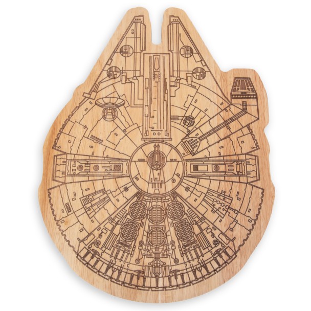 Millennium Falcon Wooden Serving Board – Star Wars